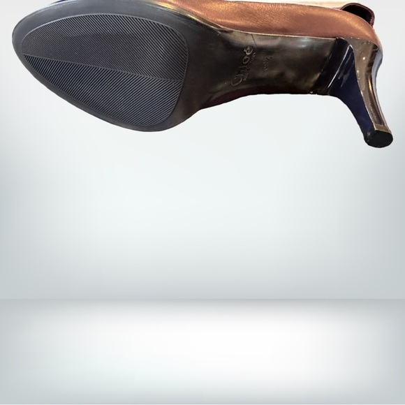 Cloe Mirto Deer Dark Purple Ankle Boots NI B 38 1/2 - Picture 6 of 10